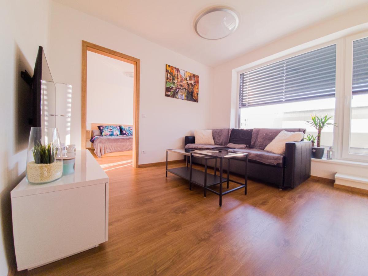 Modern Flat With Large Terrace Lägenhet Hradec Králové Exteriör bild
